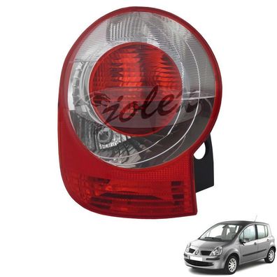 Rückleuchte Rücklicht weiß rot mit Lampenhalter hinten links Renault Modus 04-08