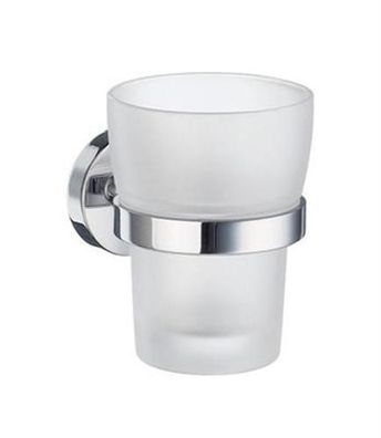 Smedbo Air Zahnputzbecherhalter mit mattem Glas AK343