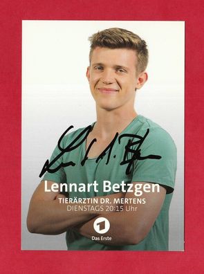 Lennart Betzgen ( Tierärztin Dr. Mertens) - persönlich signiert