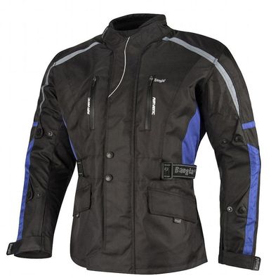 Bangla Motorradjacke Motorrad Jacke Textil Cordura schwarz blau grau M - 6 XL