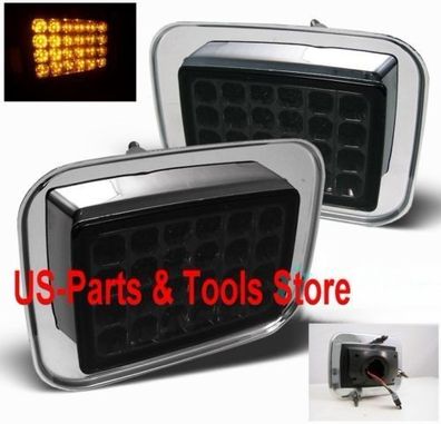 Hummer H2 Front Blinker Set LED smoke InPro USA Blinkleuchten Frontblinker 09