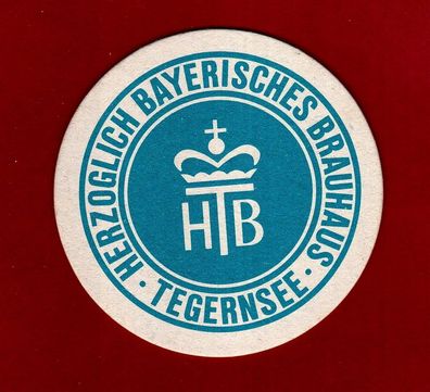 Herzoglich Bayerisches Brauhaus Tegernsee - ein ungebrauchter Bierdeckel