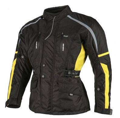 Bangla Motorradjacke Motorrad Textil Jacke Cordura schwarz gelb grau M - 6 XL