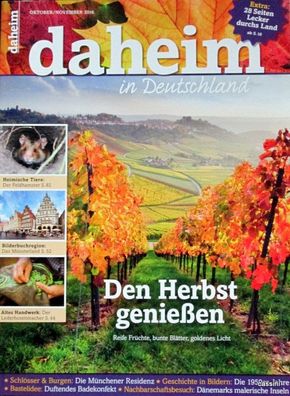 daheim in Deutschland Oktober/ November 2016