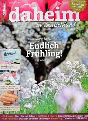 daheim in Deutschland April/ Mai 2016