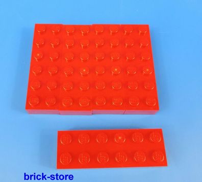 LEGO® / 2x6 Grundbausteine Basicsteine FARBE: ROT / 5 STÜCK