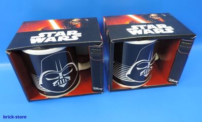 Star Wars Ceramic Mug / Tasse Darth Vader Porzellantasse im Geschenk Set 2 Stück
