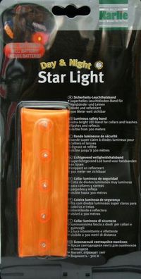 Karlie 64030 Leuchtdiodenband - Star Light - orange -