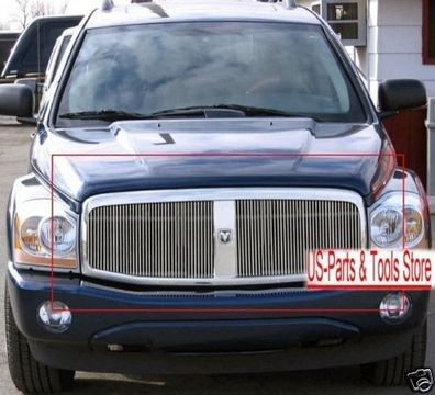 Dodge Durango Kühlergrill Einsätze Aluminium 04 - 06 grill NEU! 2004 2006 2005