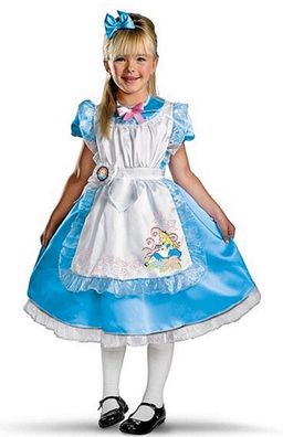 Disney Classics Alice in Wonderland, Prinzessin Princess Kostüm Kleid 122-128