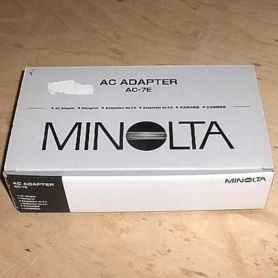 Minolta AC-7E Netzgerät für viele Dimage Neu !