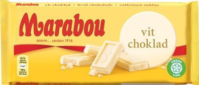 Marabou VIT Choklad weiße Schokolade - original schwedisch 185g
