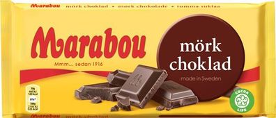Marabou Mörkchoklad dunkle Schokolade original schwedisch 185g