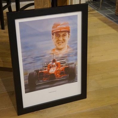 Michael Schumacher Ferrari Wandbild F1 Legende modernen Deigner-Lofts Enthusiasten