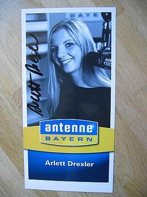 Antenne Bayern Moderatorin Arlett Drexler - Autogramm!