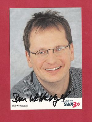 Ben Wettervogel verstorbener Wettermann (SWR) - persönlich signiert