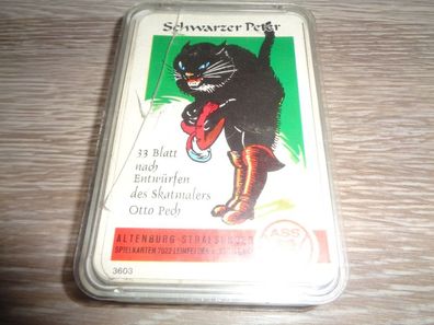 Kartenspiel/ Peterspiel-Schwarzer Peter-33 Blatt mit Peterkarte - Tiere