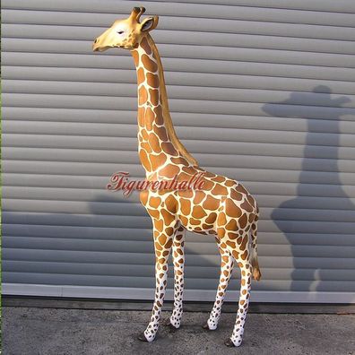 Giraffe Afrika Steppe Werbung Natur Lackierung Wildtierfigur Deko