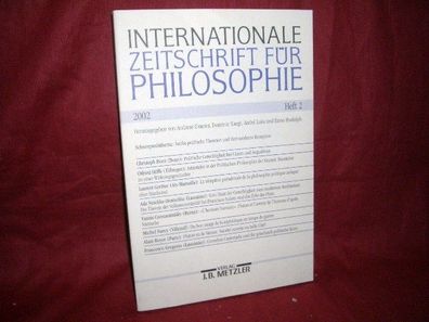 Internationale Zeitschrift f?r Philosophie - Heft 2 2002, Diverse
