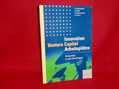 Innovation, Venture Capital, Arbeitspl?tze, Alfred Scheidegger, Helmut Hofer ...