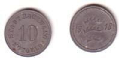 10 Pfennig Notgeld Münze der Stadt Backnang 1918