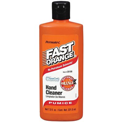Fast Orange Handreiniger, Werkstattseife, Öl, Teer, Lack, 440 ml Flasche