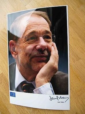 Starpolitiker Javier Solana de Madariaga - Autogramm!