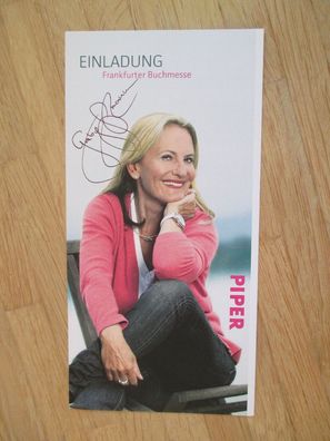 Schriftstellerin Gaby Hauptmann - handsigniertes Autogramm!!!