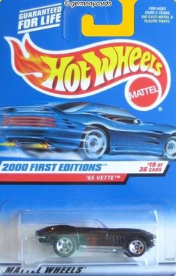 Spielzeugauto Hot Wheels 2000* Chevrolet Corvette 1965
