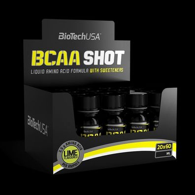 BioTech USA BCAA Shot - 20x60ml Lime