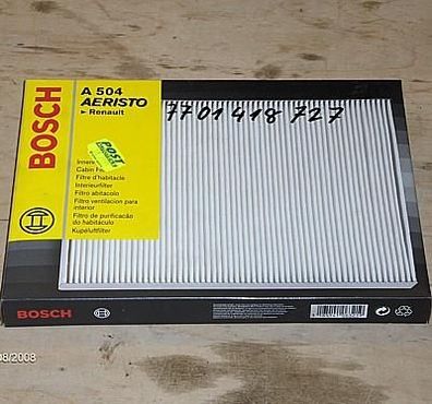 Bosch Innenraumfilter A 504 Renault Safrane 4/92 -