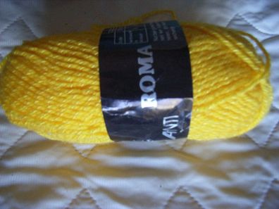 Wolle Strickgarn * gelb * Nr. 4062 * 50 g 100 m Lauflänge Handarbeitsgarn