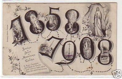 16275 Ak Souvenir du Jubilé des Apparitions de Lourdes