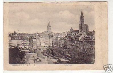 16376 Ak Strassburg im Elsass Kleberplatz 1903