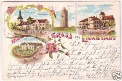 21825 Ak Lithographie Gruß aus Eichstädt 1911