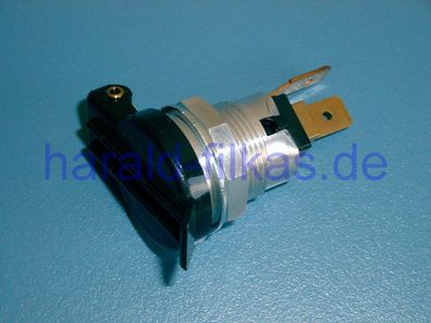 Steckdose 2-polig ISO 4165, VG 96921, 6-42V 16A. Für Handlampe, Kühlbox, Funk