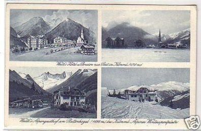 21586 Mehrbild Ak Waltlis Hotel Post in Krimml um 1910