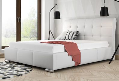 Polsterbett "AMRI" mit Bettkasten und Lattenrost - Liegefläche 180 x 200 cm