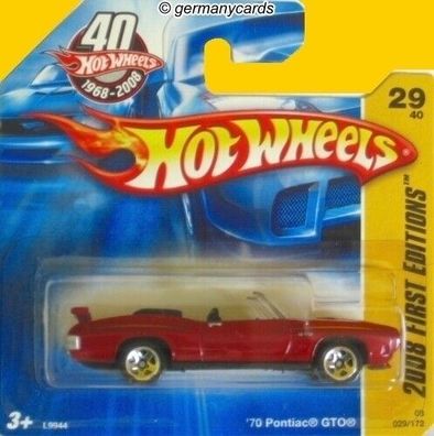 Spielzeugauto Hot Wheels 2008* Pontiac GTO 1970