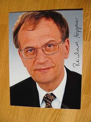 Sachsen-Anhalt verstorbener Ministerpräsident Reinhard Höppner - handsi. Autogramm!!!