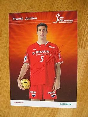 Handball Bundesliga MT Melsungen Franck Junillon - handsigniertes Autogramm!!!
