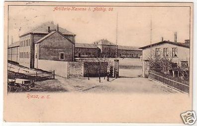 23013 Ak Riesa Artillerie Kaserne 1.Abthlg.68, 1914