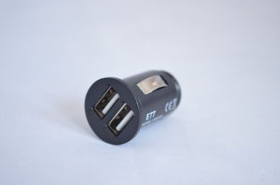 KFZ USB Ladegerät Mini 2x USB, 2,1A