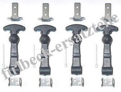 4 Haubenhalter kpl. (neu)/
