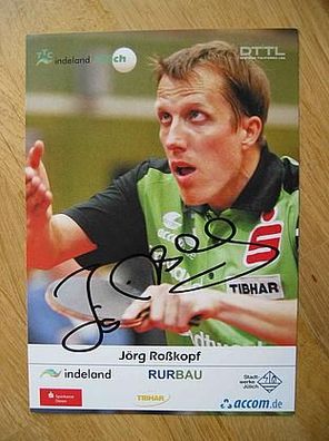 Tischtennis Bundesliga TTC Jülich Jörg Roßkopf - handsigniertes Autogramm!!!