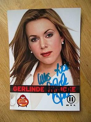 RTL2 Fernsehmoderatorin Gerlinde Jänicke - handsigniertes Autogramm!!!