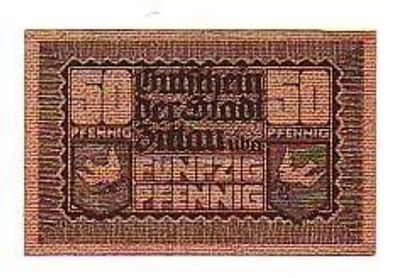 Banknote 50 Pfennig Notgeld der Stadt Zittau 1919