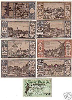 9 Banknoten Notgeld Stadtkassenschein Berlin 1918-21