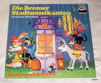 Die Bremer Stadtmusikanten Zebra Kinderserie LP