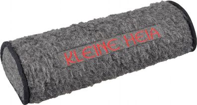 Nackenrolle Nackenkissen Schurwolle mit Einstickung - Kleine Heia- (30091 grau) Kopfk